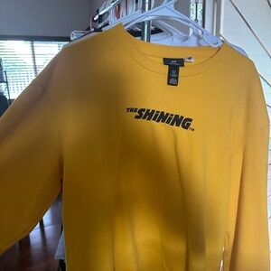 H&M Yellow Graphic Sweatshirt